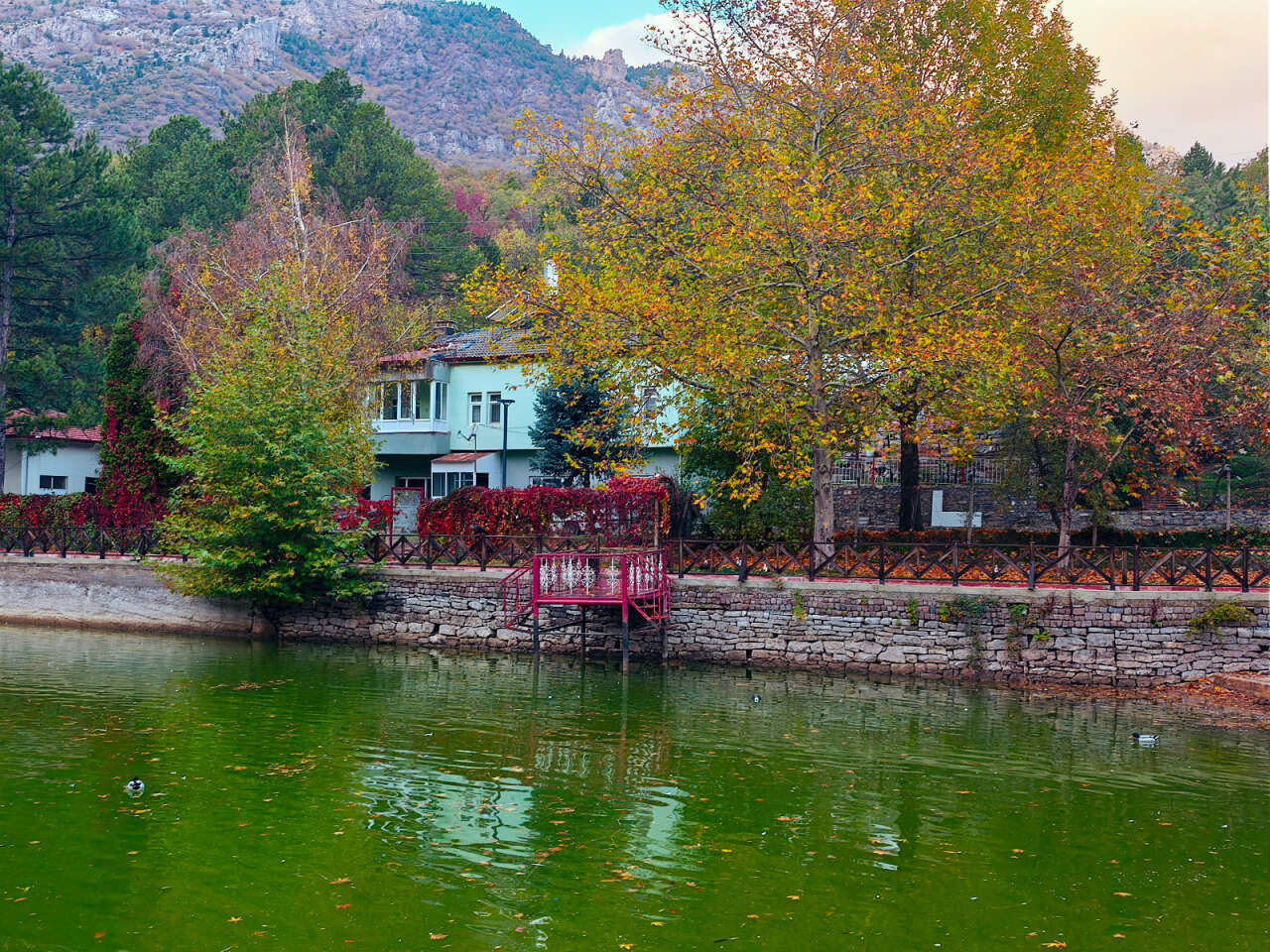 Konya’nın cennet köşesi sonbahar renkleriyle büyülüyor 2